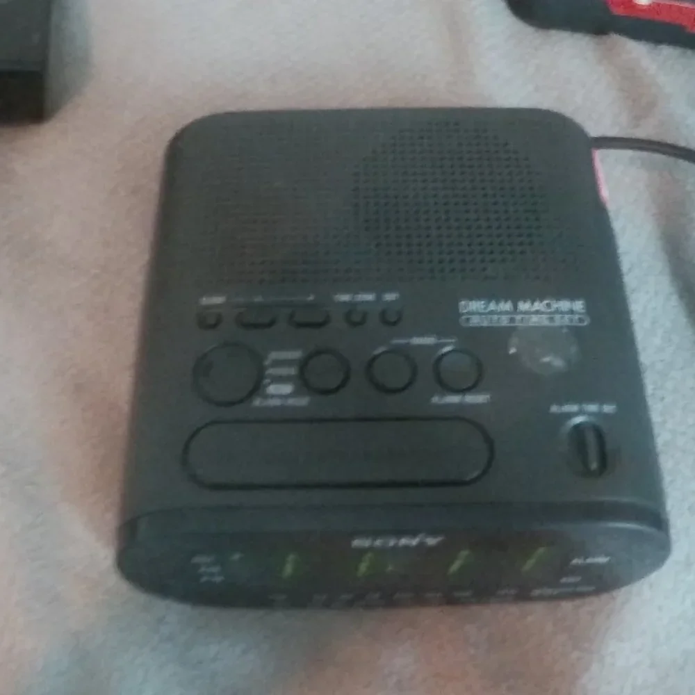 Sony Dream Machine Clock Radio - Black (ICF-C218)